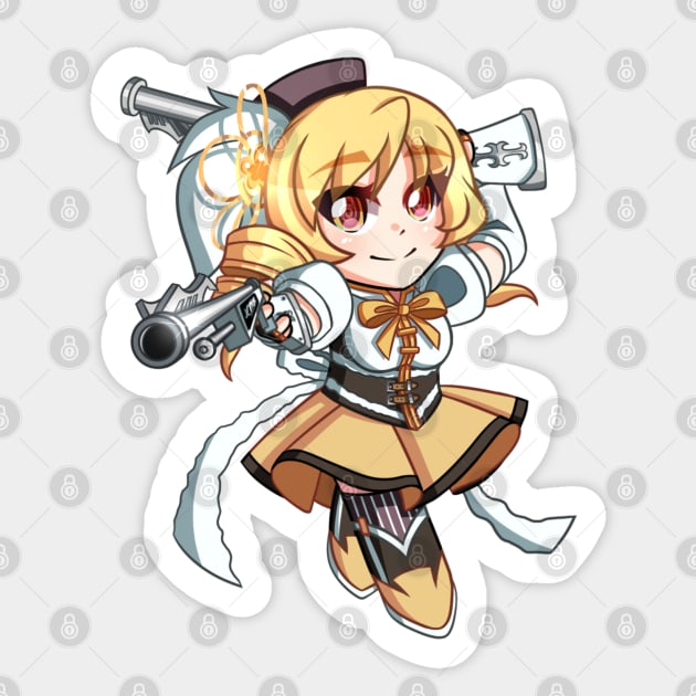 Mami Tomoe Sticker by colorful-kitten